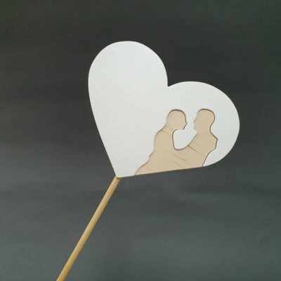 Serce na piku z parą