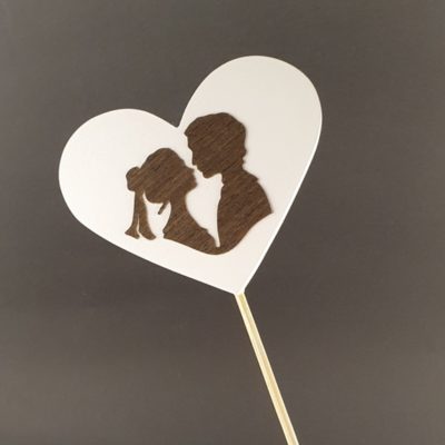 Serce na piku z parą